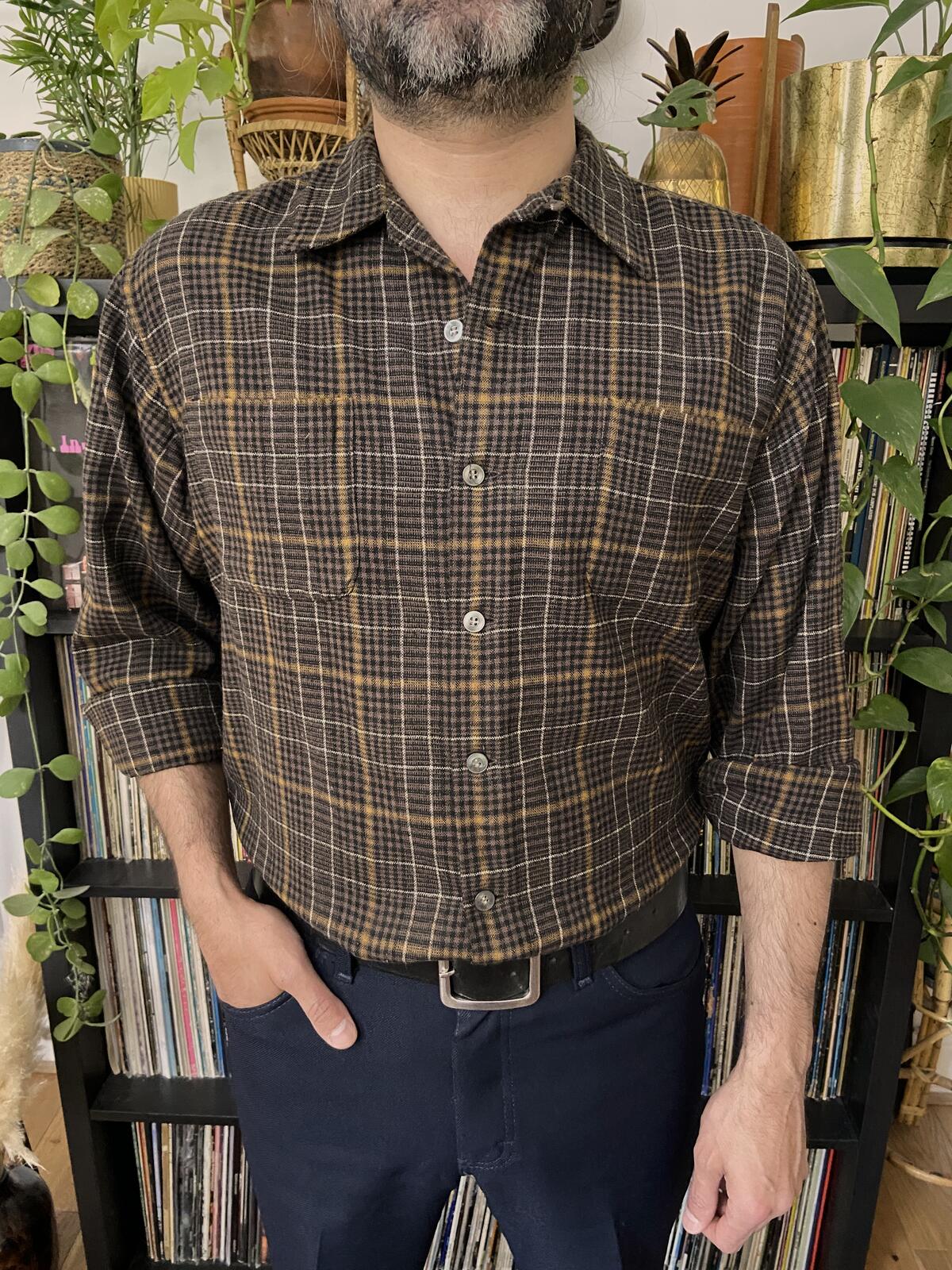 Vintage 1960s McGregor Plaid Shirt