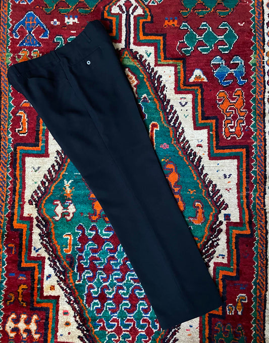 Vintage 1970s Navy Haggar Trousers W35 / L30