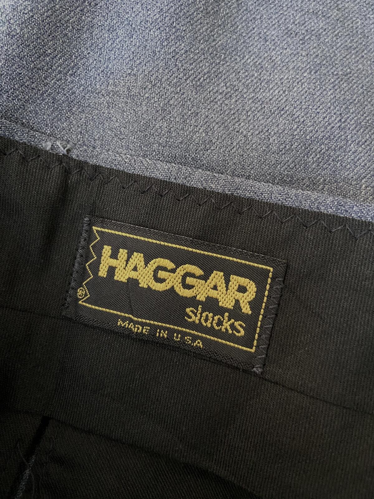 Vintage 1970s Grey Haggar Trousers W35 / L30