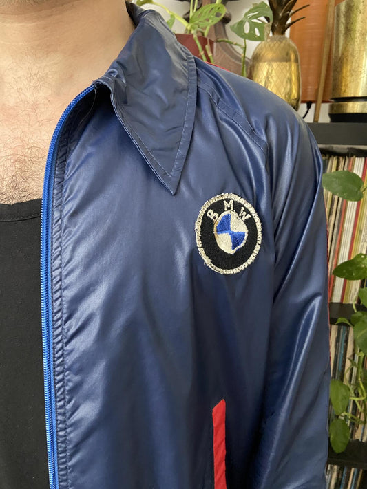 Vintage 1970s BMW Windbreaker Jacket