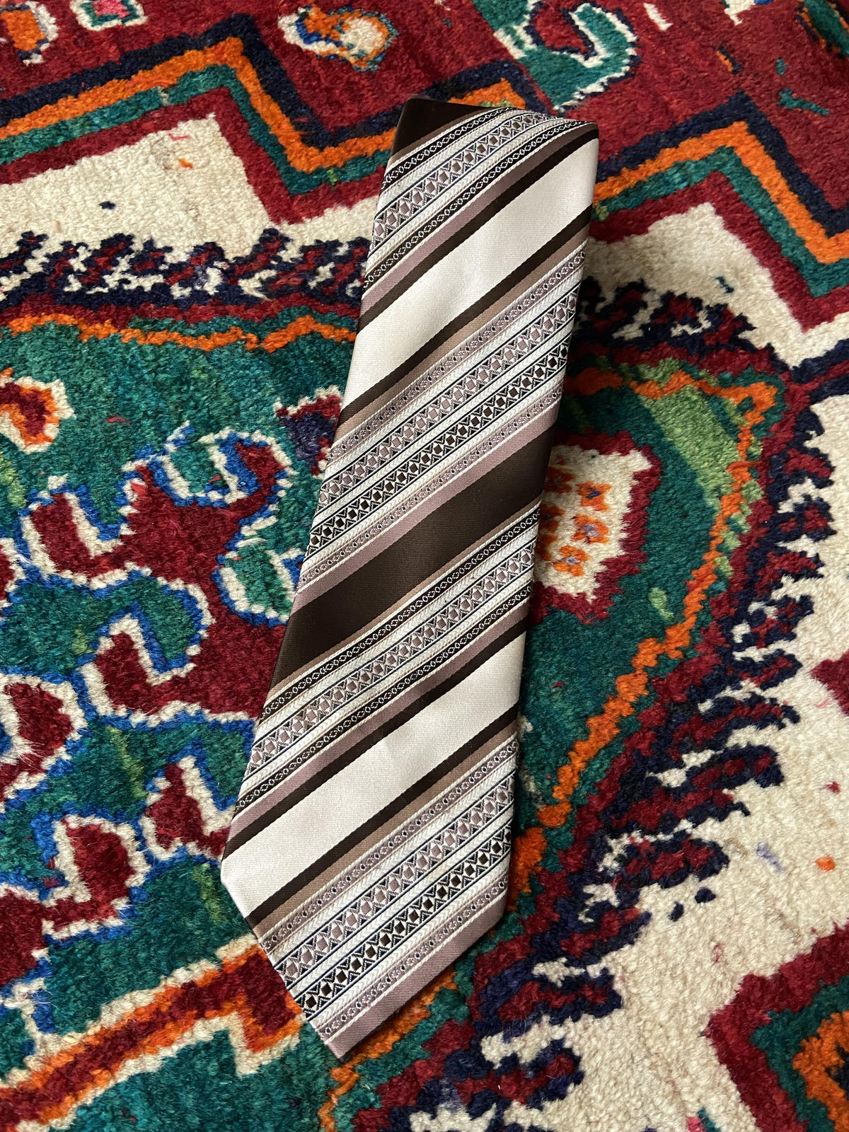 Vintage 1970s Canda Kipper Mens Tie