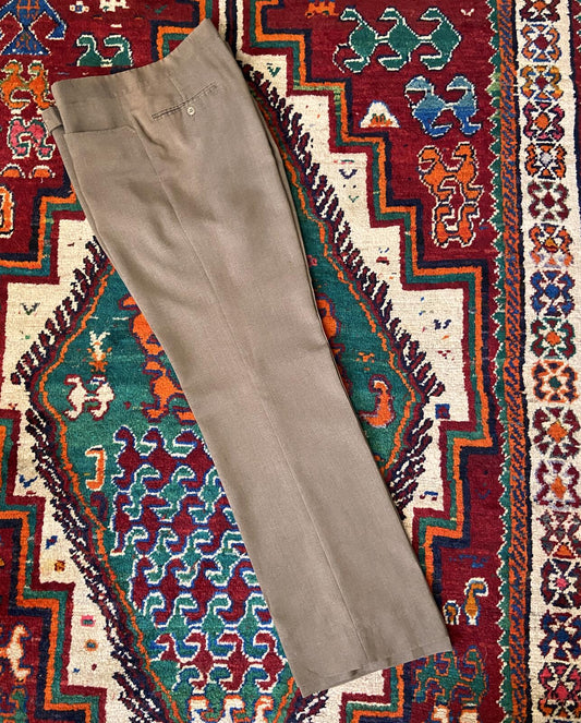 Vintage 1970s Beige Sansabelt Trousers