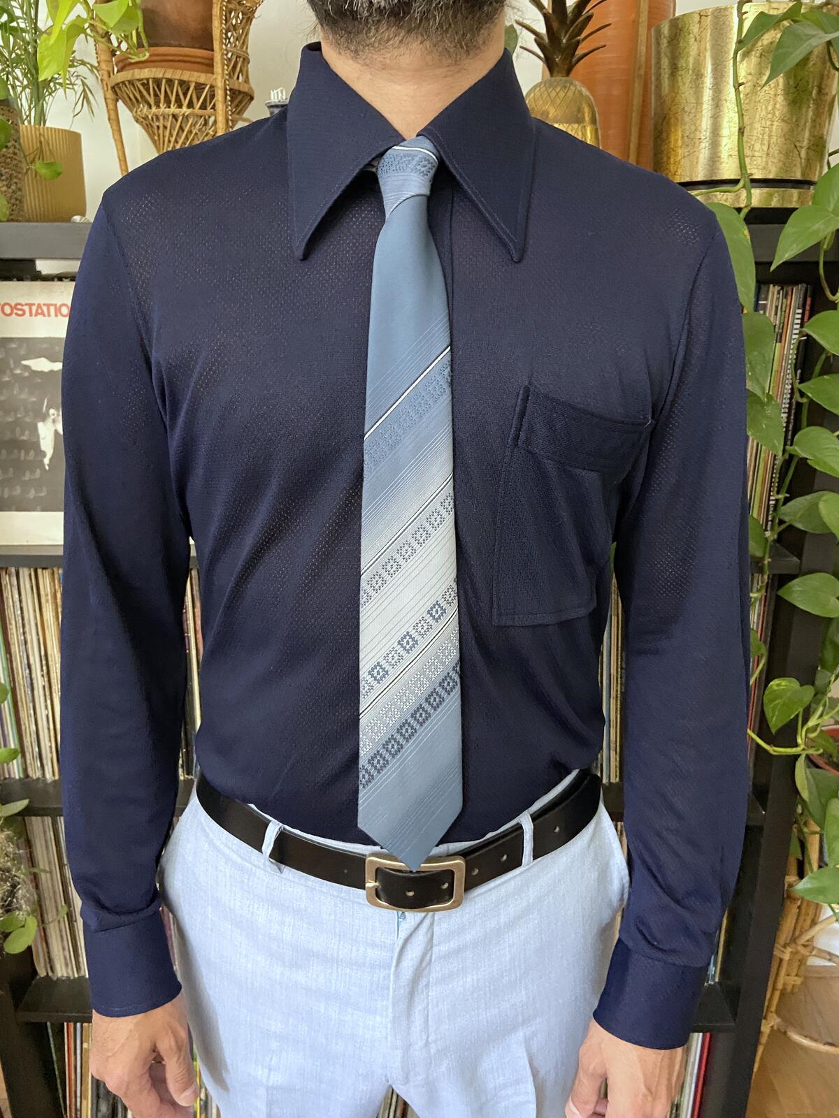 Vintage 1970s St Michael Woven Pattern Tie