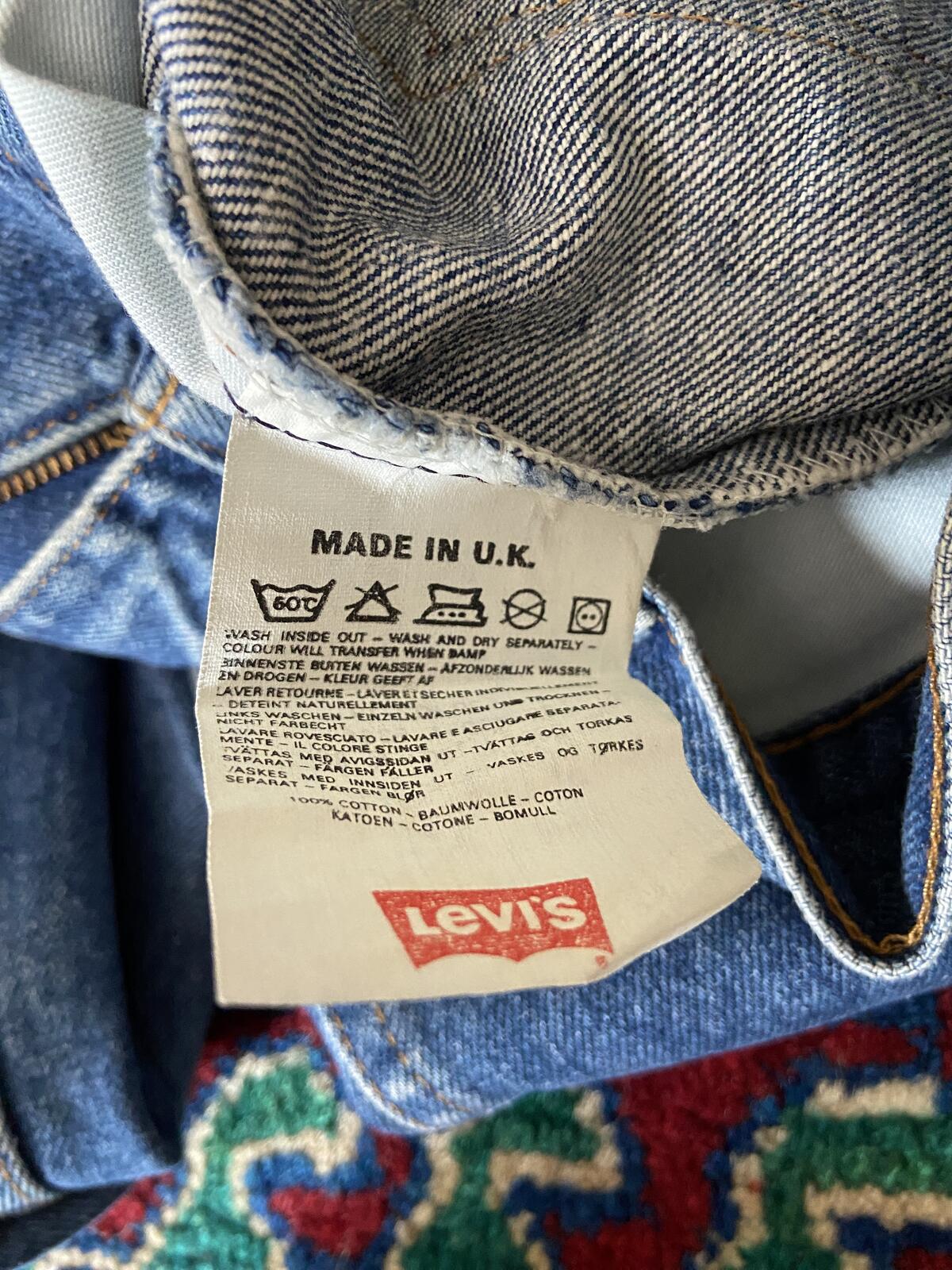 Vintage 1980s Levi's 630 Orange Tab Jeans W29 / L25.5