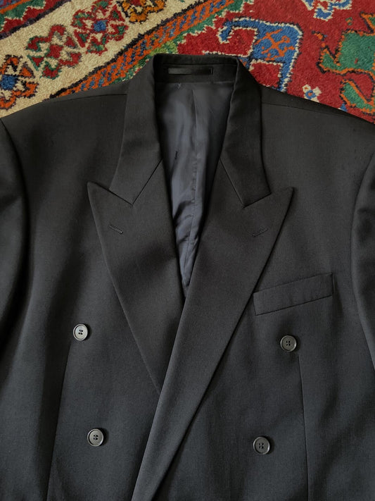 Vintage 1980s Yves Saint Laurent Double Breasted Blazer Jacket