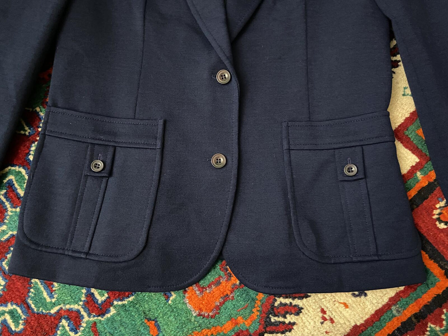 Vintage 1980s Navy Pocket Detail Blazer