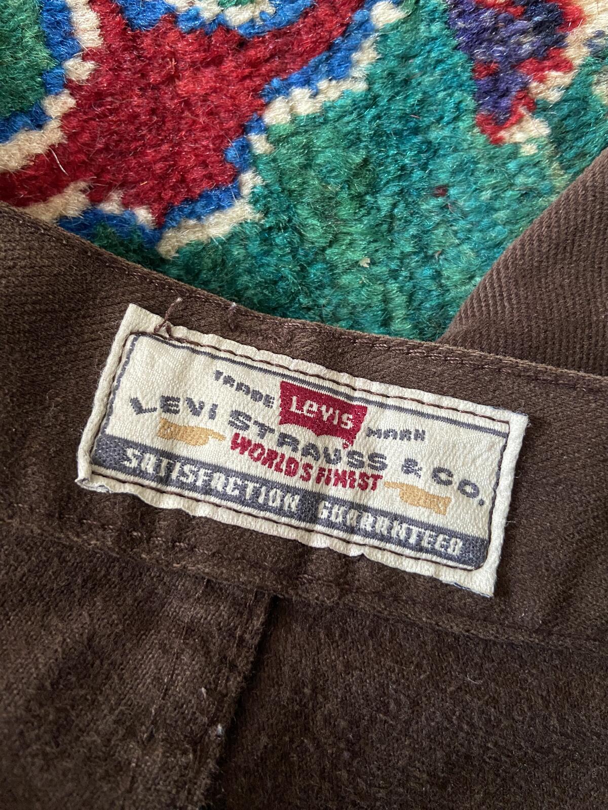 Vintage 90s Brushed Brown Levi's 448 Jeans W33 / L26