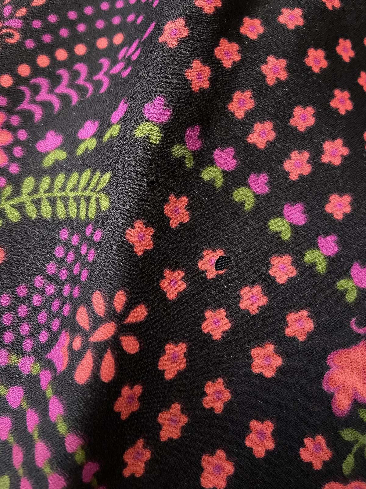 Vintage 1970s Paisley Print Maxi Dress