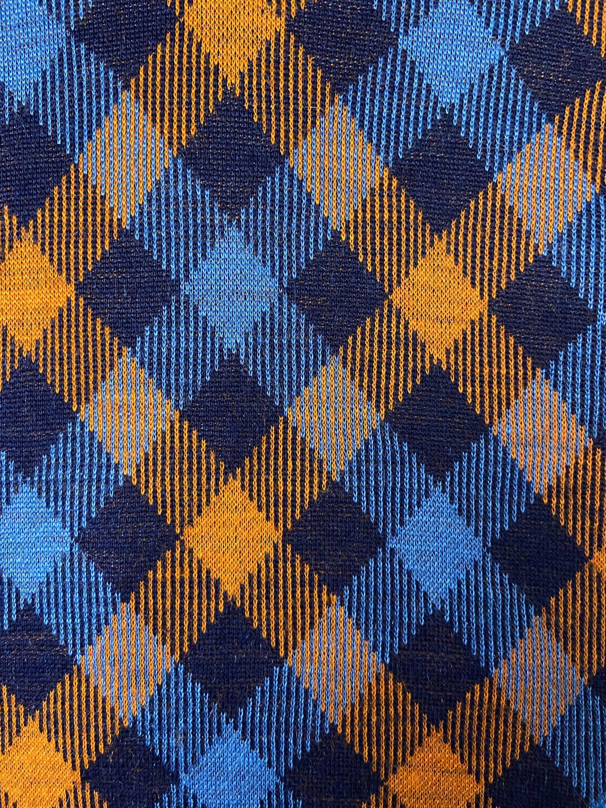 Vintage 1970s French Check Dress
