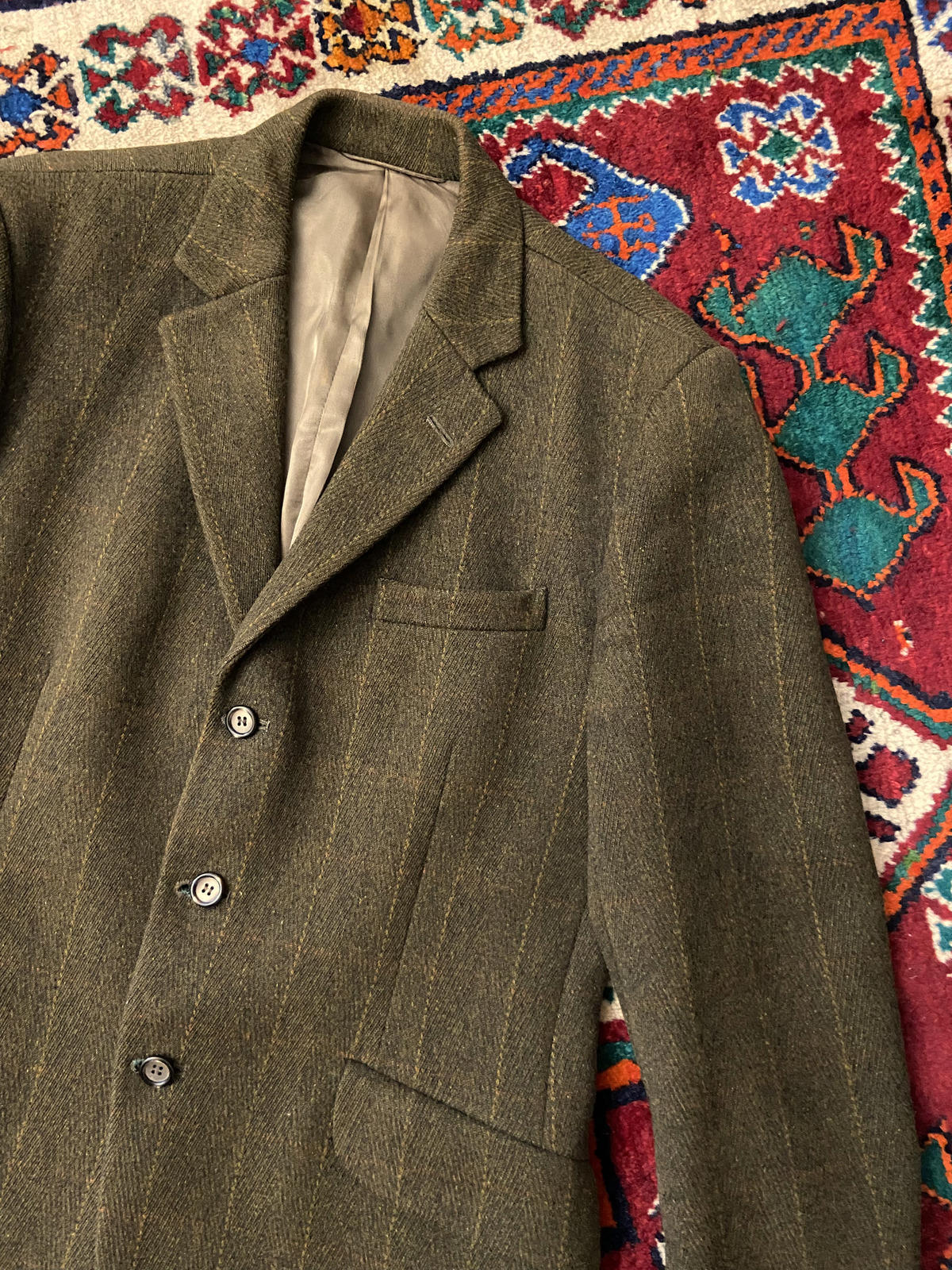 Vintage 1970s Berwin & Berwin Tweed Blazer Jacket