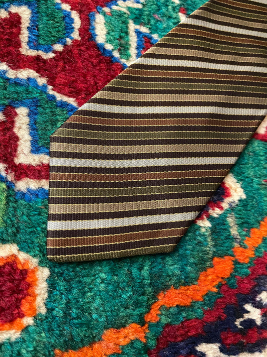 Vintage Striped Trussardi Tie