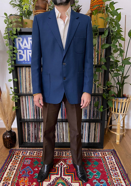 Vintage 1970s Navy C&A Blazer Jacket