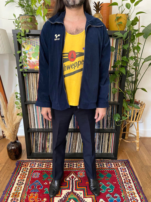 Vintage 1980s Champion Schweppes Vest