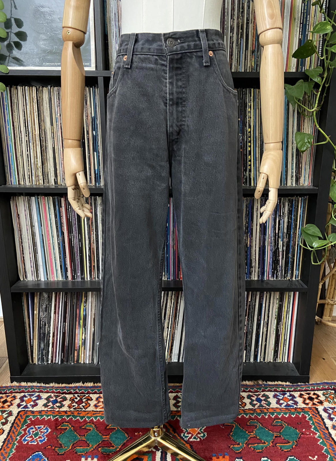 Vintage Levi's 615 Orange Tab Grey Straight Jeans W32