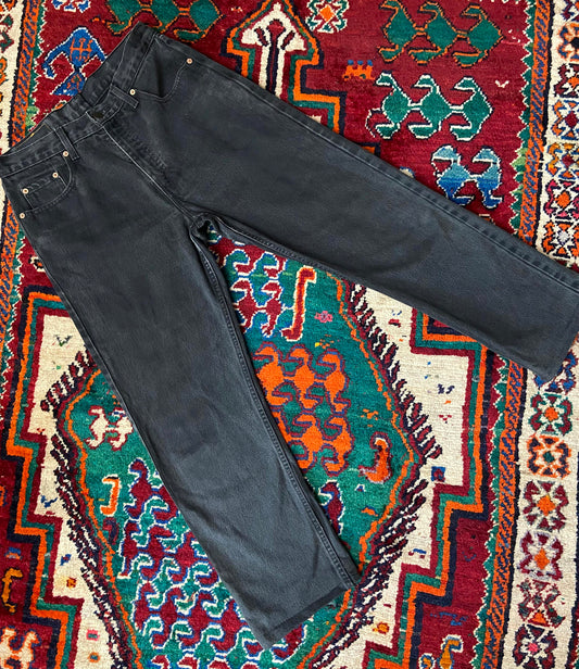 Vintage Levi's 615 Orange Tab Grey Straight Jeans W32