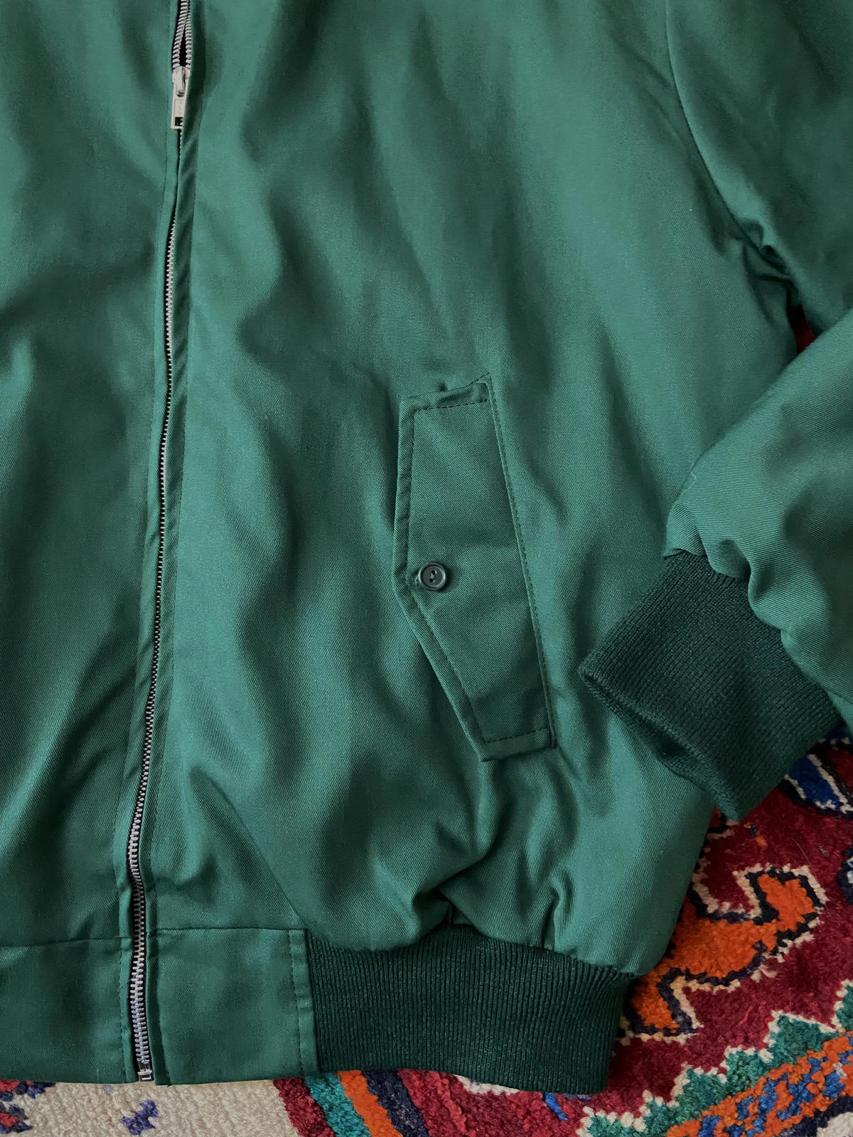 Vintage 1980s Deadstock Green Harrington Jacket