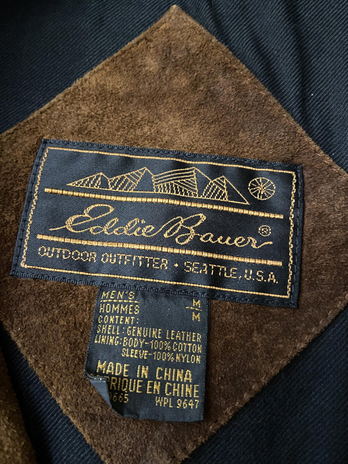 Vintage Brown Suede Bomber Jacket