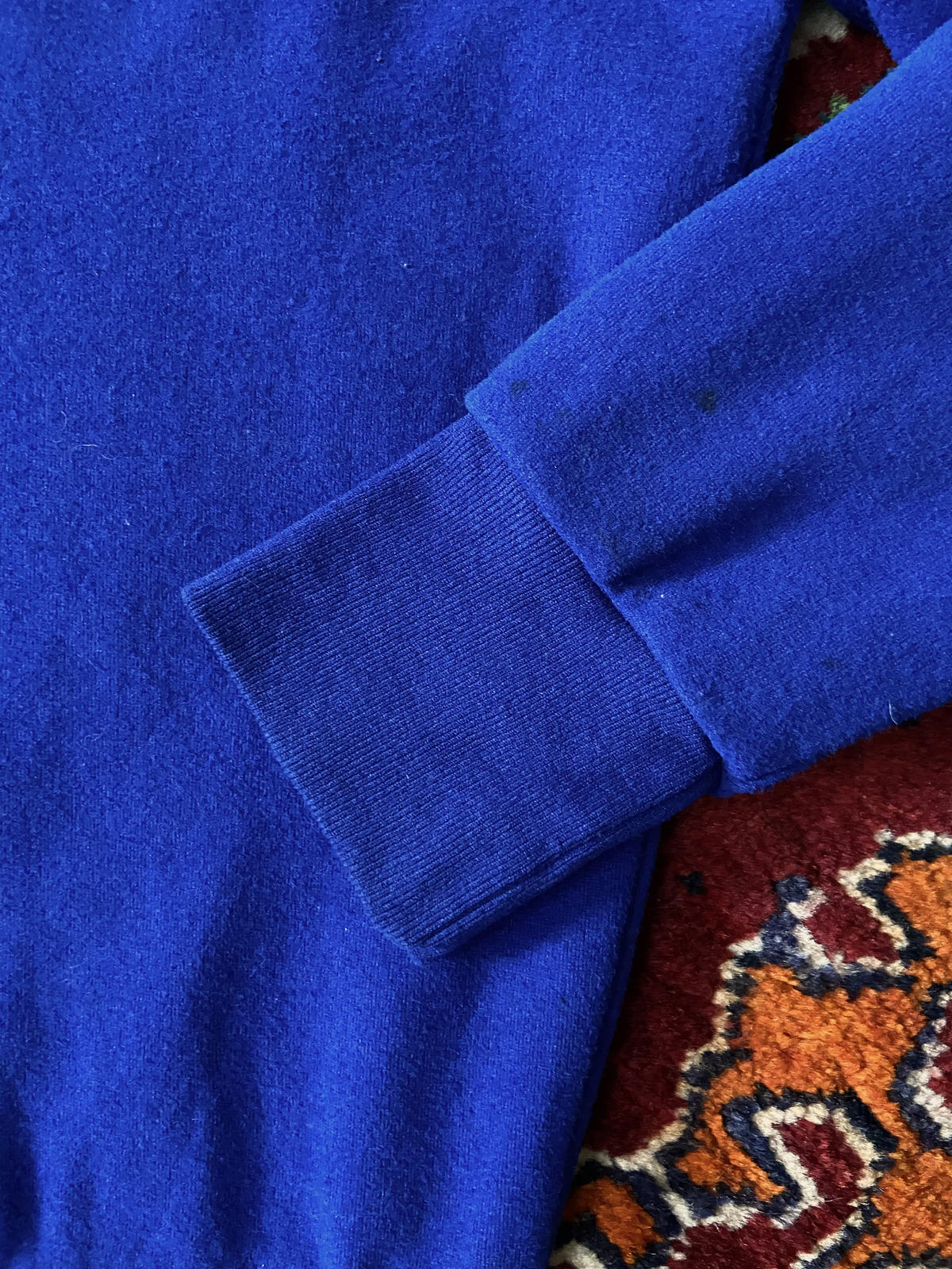 Vintage 1980s Royal Blue Track Top