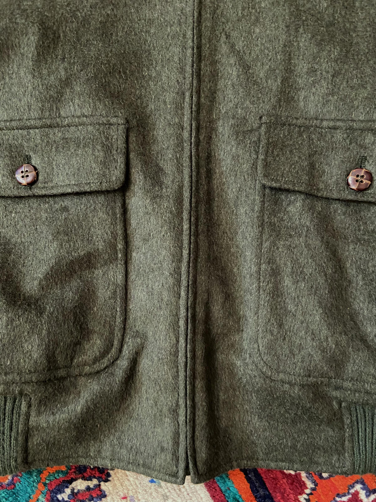 Vintage Austrian Green Wool Jacket
