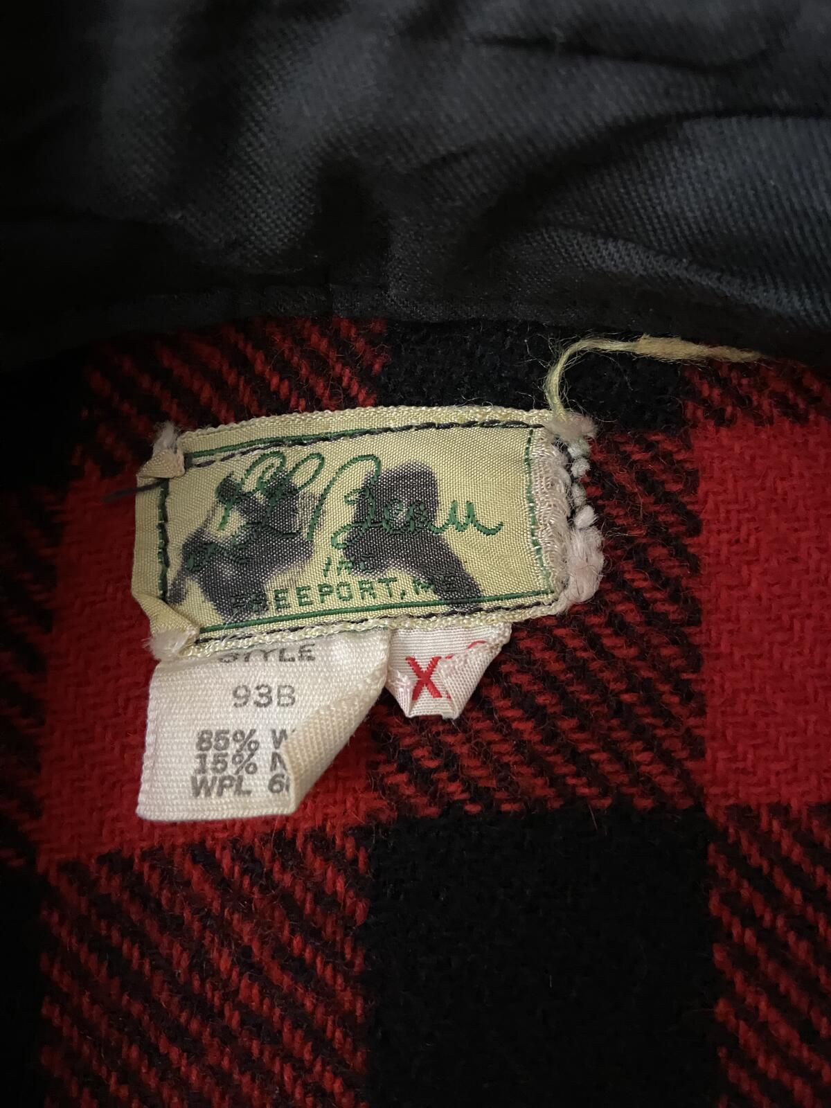 Vintage 1960s L.L. Bean Mackinaw Plaid Shirt