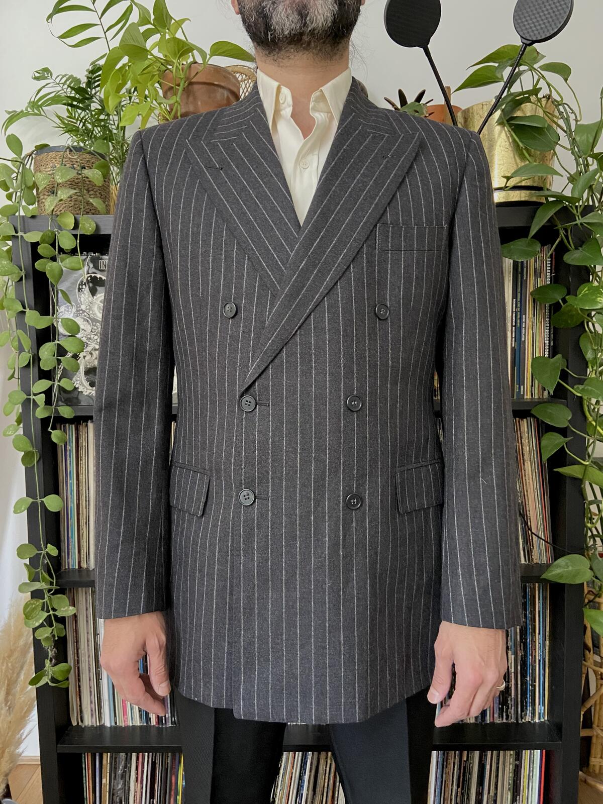 Vintage 1960s John G Hardy Pinstripe Blazer Jacket