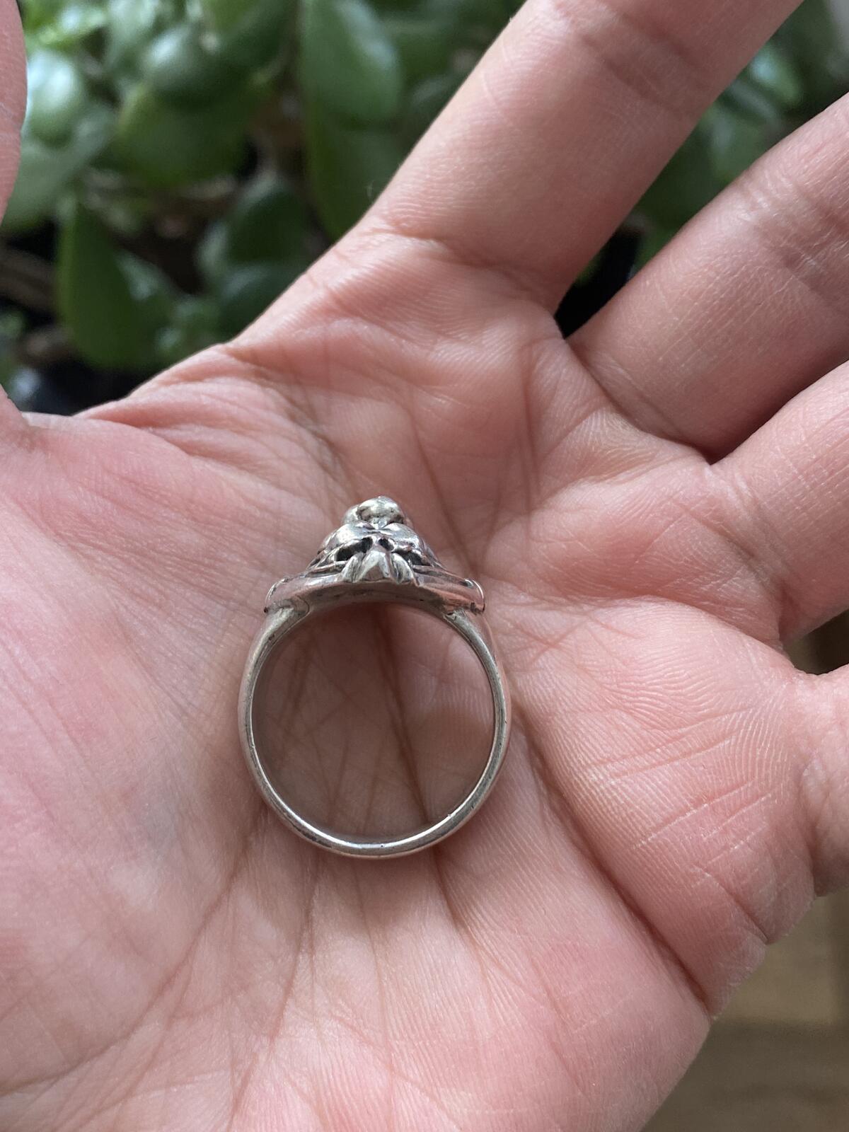 Chunky Sterling Silver Lion's Head Ring