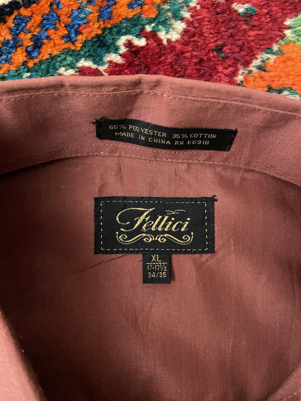 Vintage 1970s XXL Terracotta Shirt