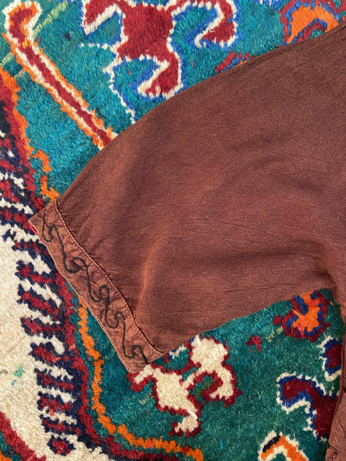 Vintage Brown Hippy Dress