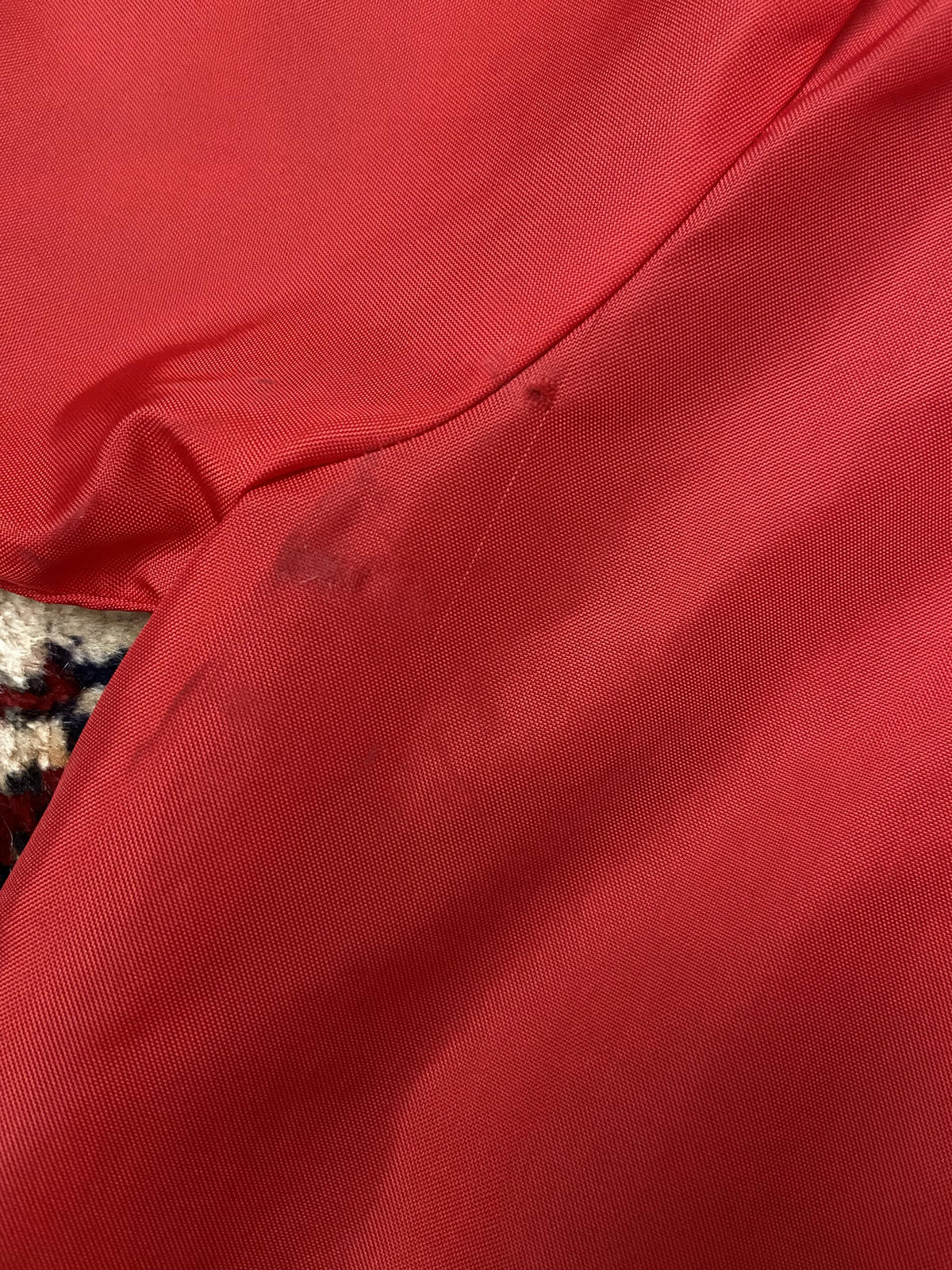Vintage 1970s Red Agriculture Windbreaker Jacket