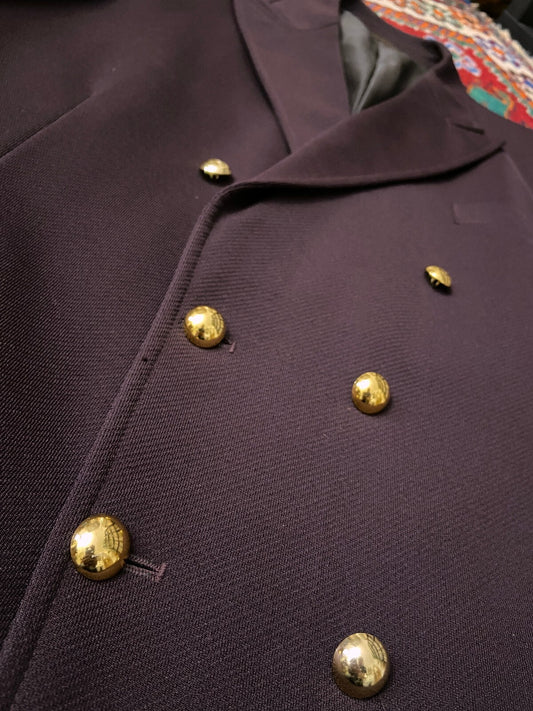 Vintage 1960s Peak Collar Blazer Jacket