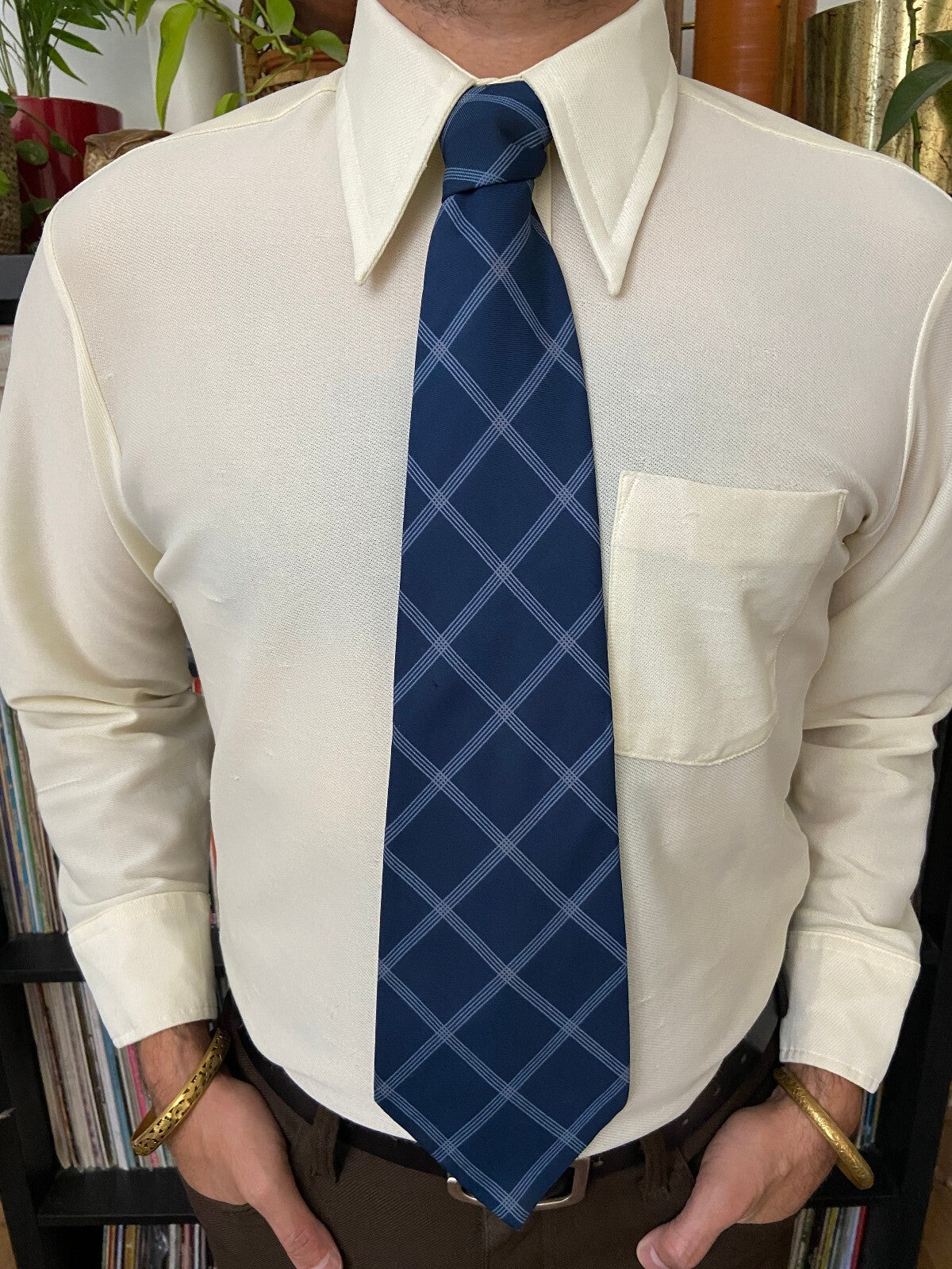 Vintage 1970s St Michael Kipper Tie