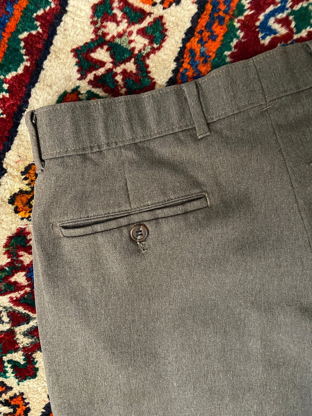 Vintage 1980s Beige Levi's Action Slacks Trousers W32/L33