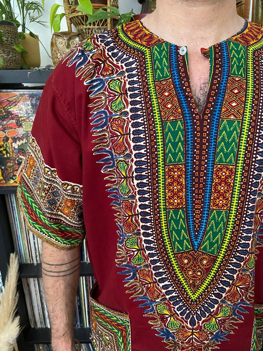 Vintage Dutch Java Print Dashiki