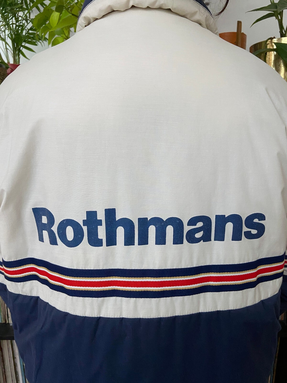 Vintage 1980s Rothmans Racing Team Puffer Jacket