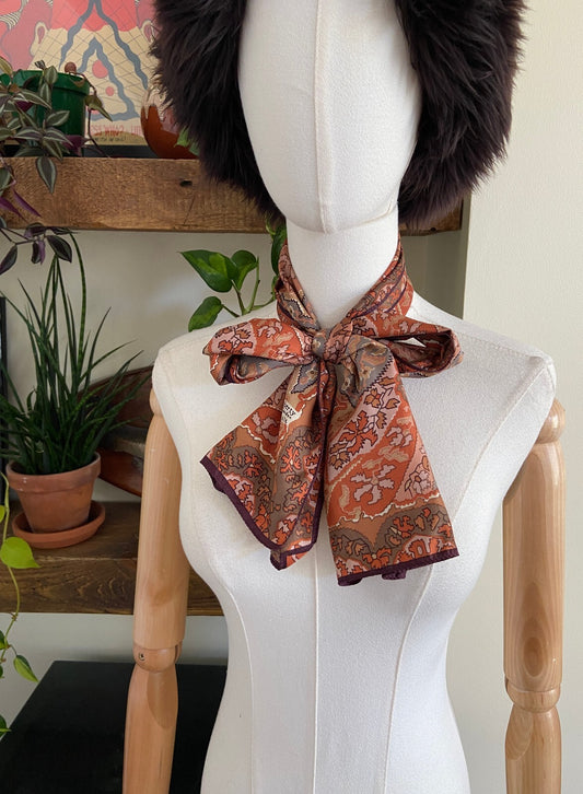 Vintage 1970s Silk Liberty of London Scarf