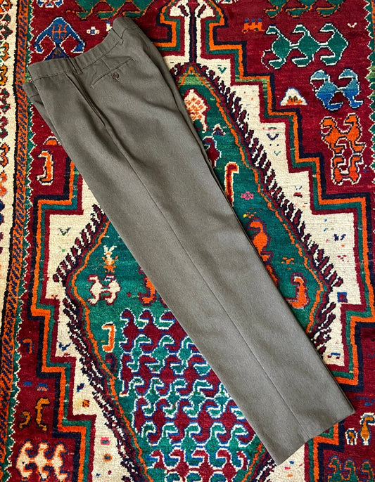 Vintage 1980s Beige Levi's Action Slacks Trousers W32/L33