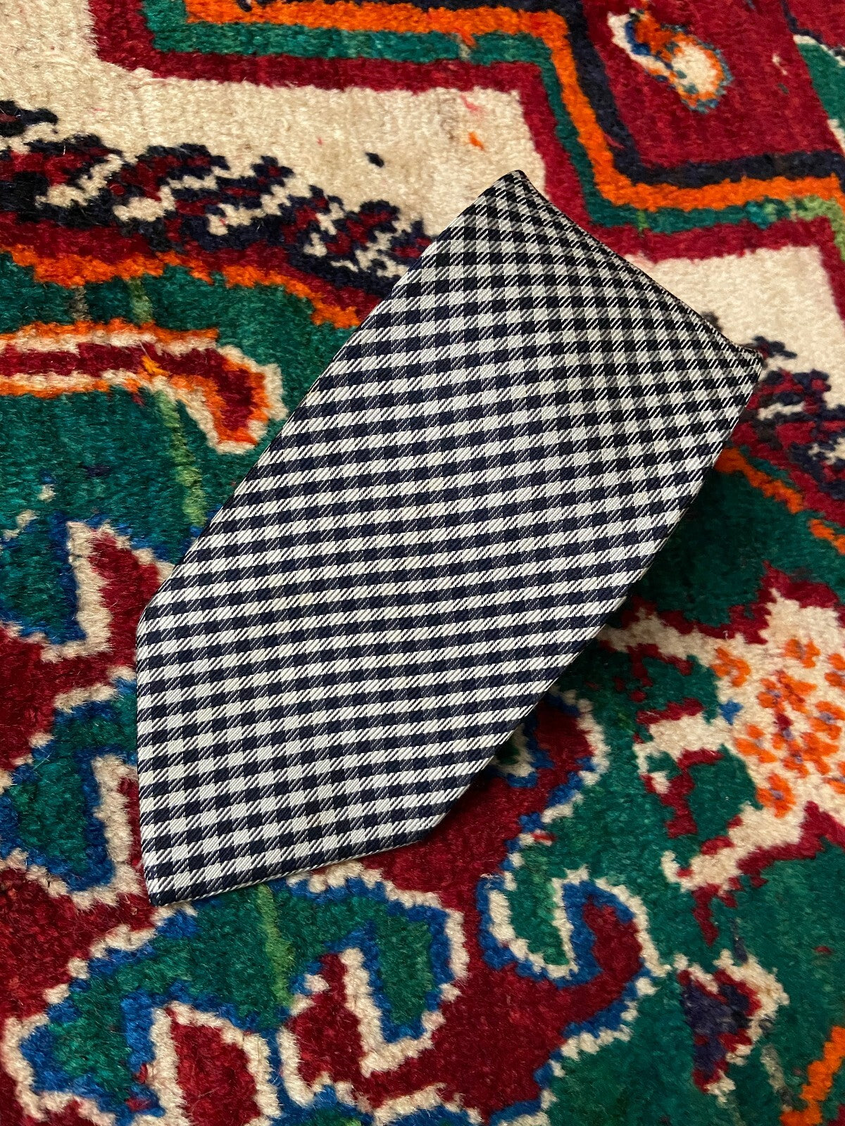 Vintage 1980s Mario Valentino Silk Tie
