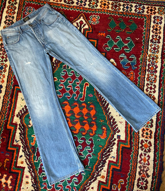 Vintage Y2K Lee Denver Flared Jeans W34/L34