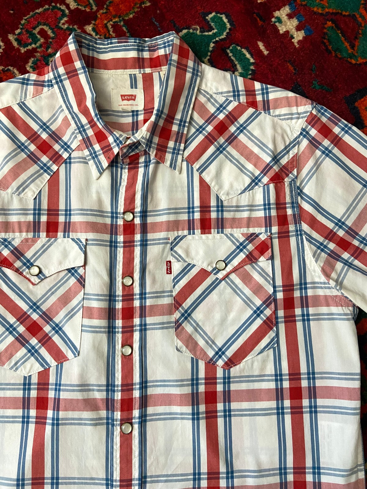 Vintage Y2K Levi's Short Sleeved Western