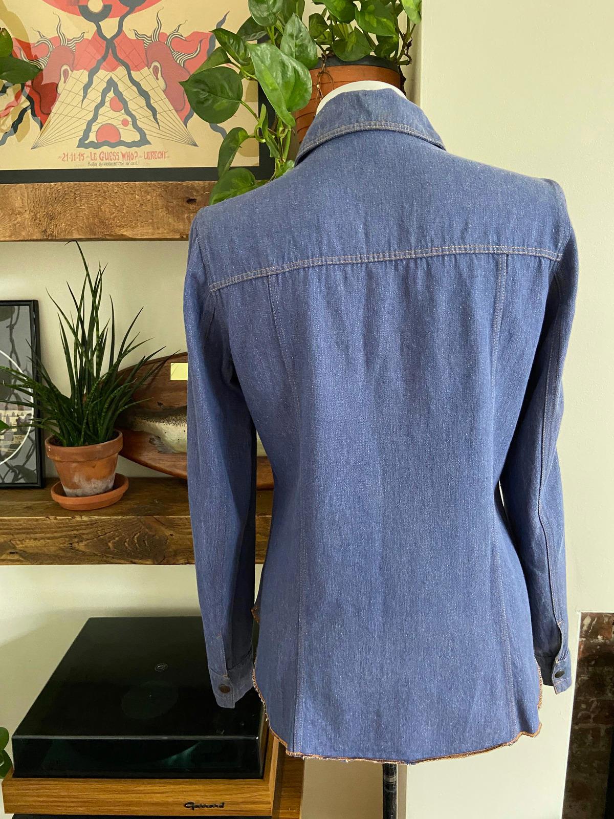 Vintage 1970s Blue Denim Shirt