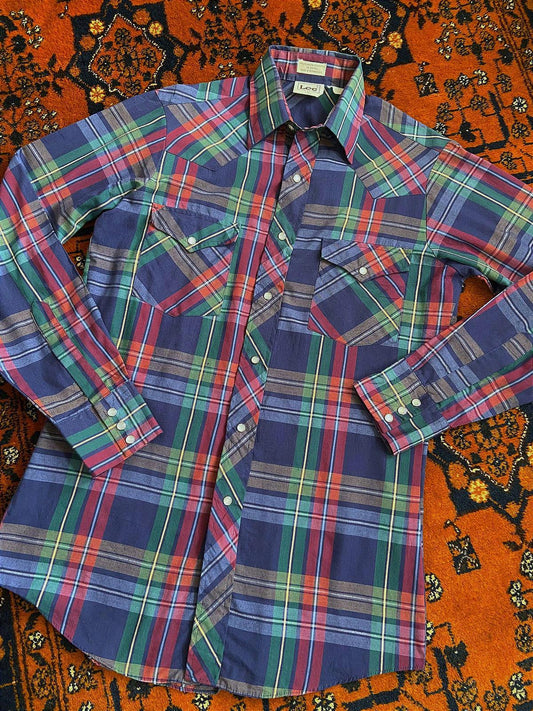 Vintage 1980s Lee Riders Western Shirt