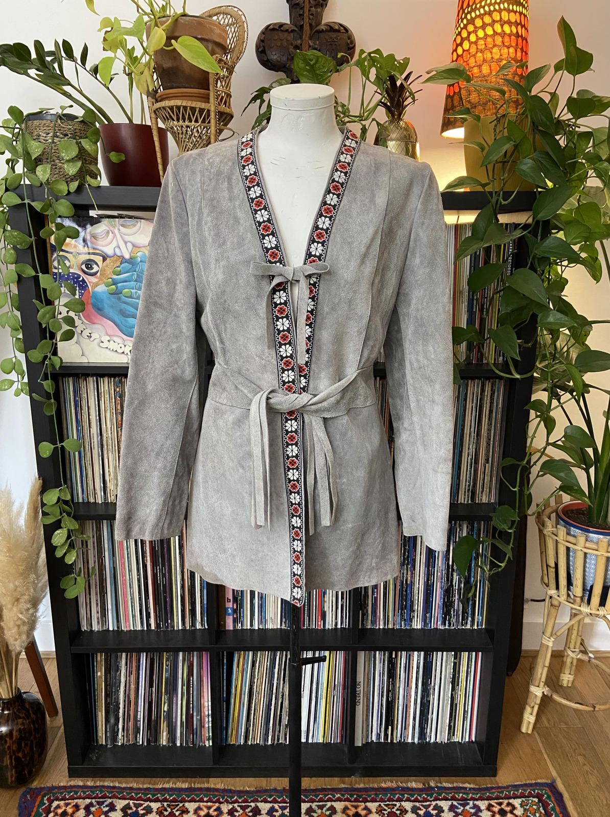 Vintage 1960s Grey Suede Penny Lane Jacket