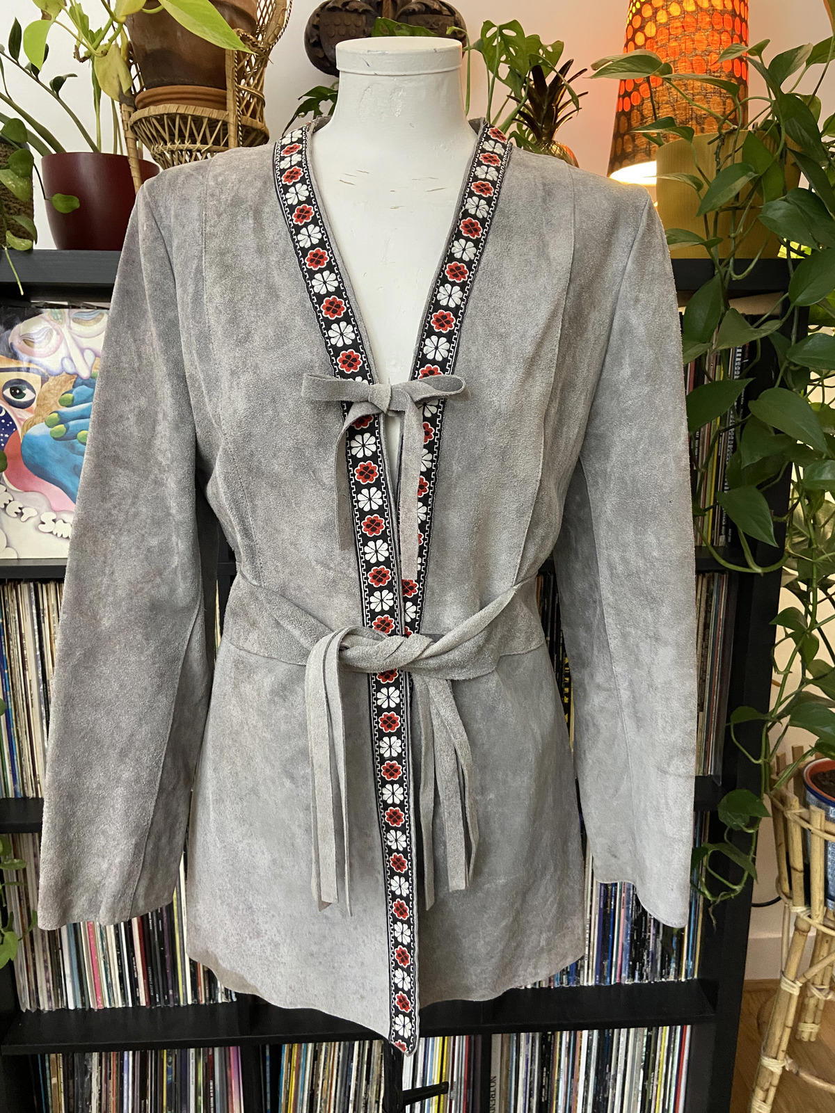 Vintage 1960s Grey Suede Penny Lane Jacket