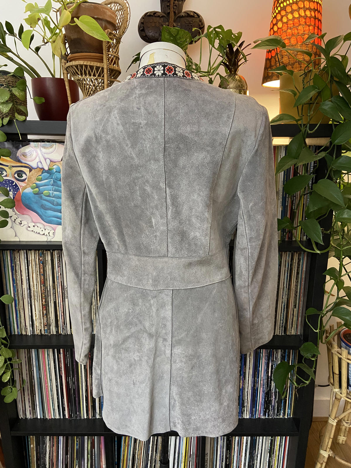 Vintage 1960s Grey Suede Penny Lane Jacket