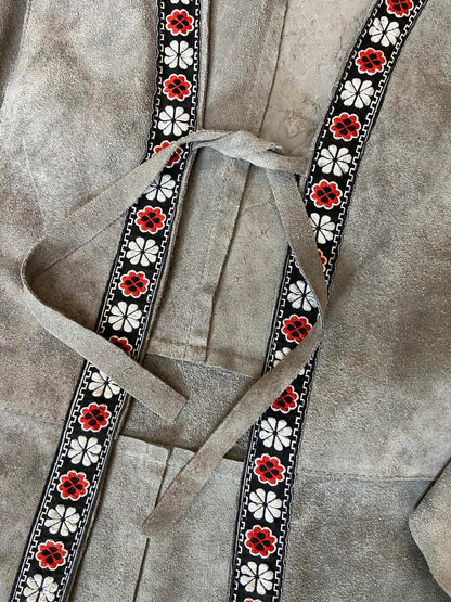 Vintage 1960s Grey Suede Penny Lane Jacket