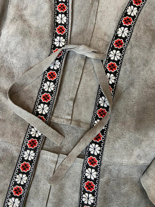 Vintage 1960s Grey Suede Penny Lane Jacket