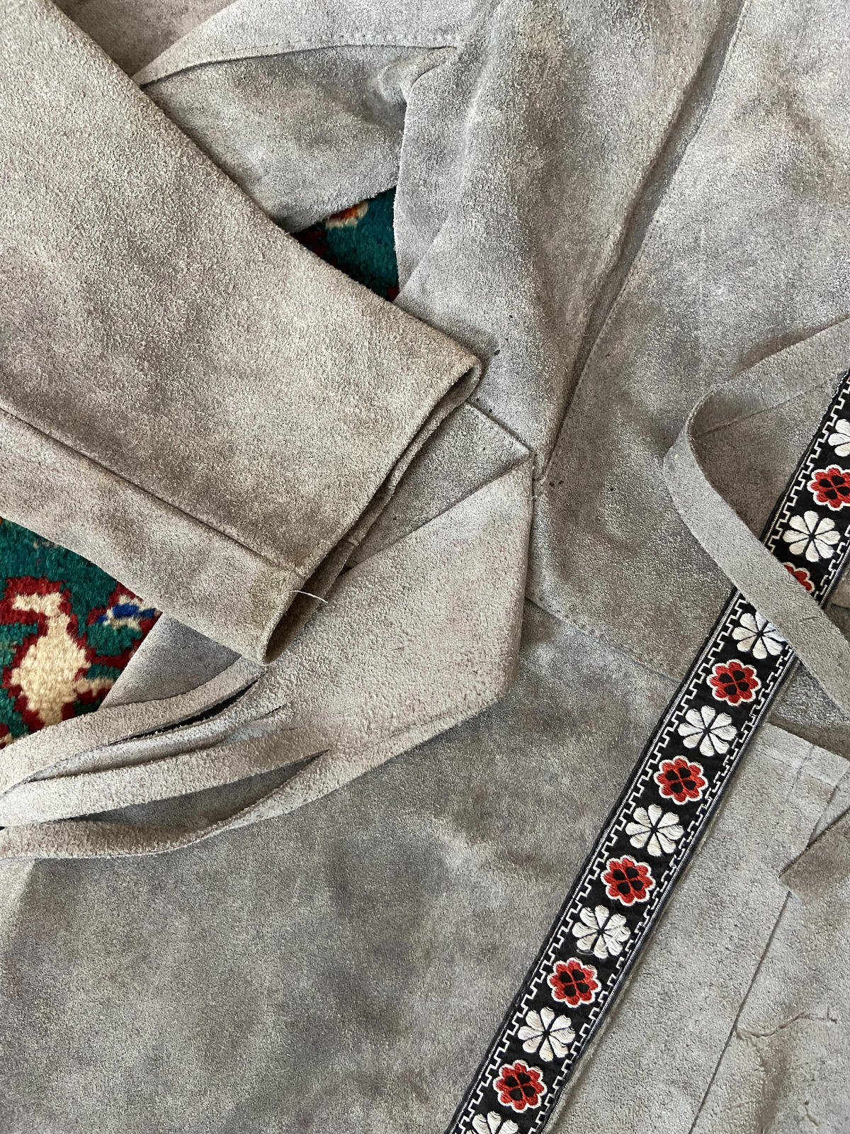 Vintage 1960s Grey Suede Penny Lane Jacket