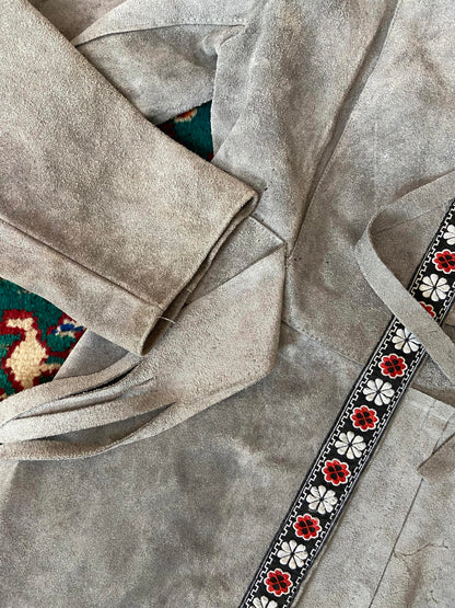 Vintage 1960s Grey Suede Penny Lane Jacket