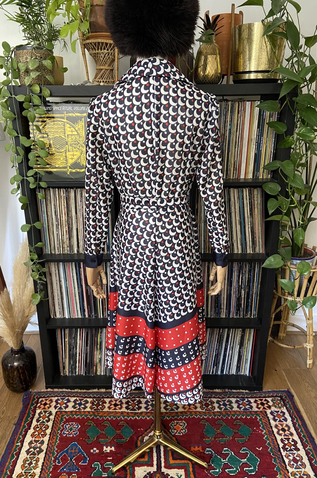 Vintage 1970s Peepers Shirt Dress
