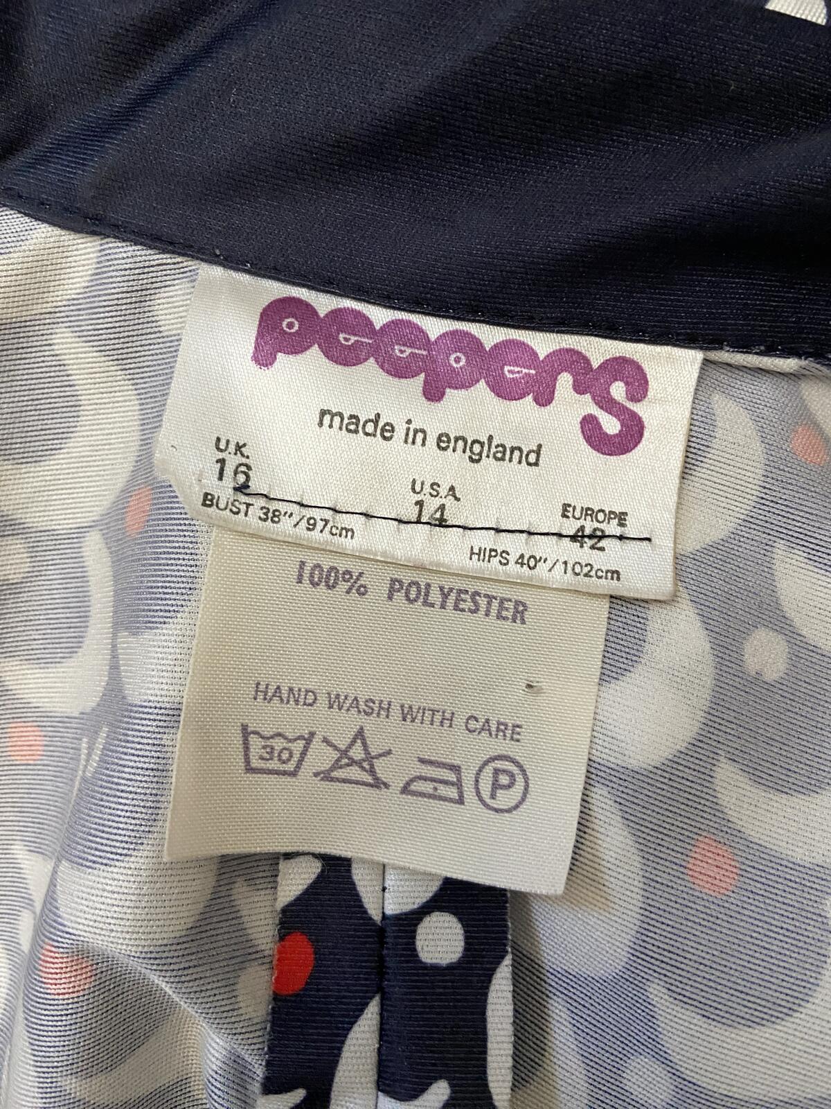 Vintage 1970s Peepers Shirt Dress
